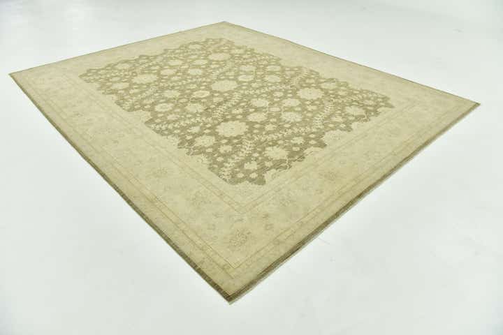 8' 10 x 11' Hand Knotted Peshawar Ziegler Rug