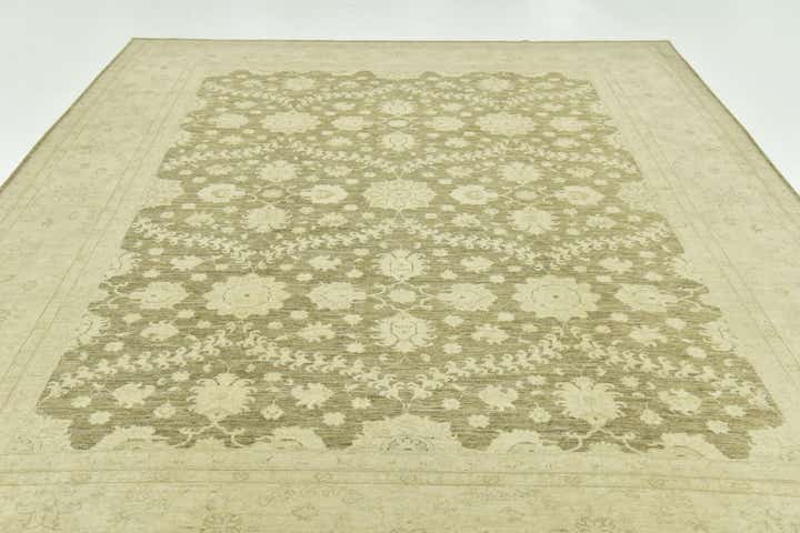8' 10 x 11' Hand Knotted Peshawar Ziegler Rug