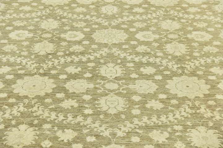 8' 10 x 11' Hand Knotted Peshawar Ziegler Rug