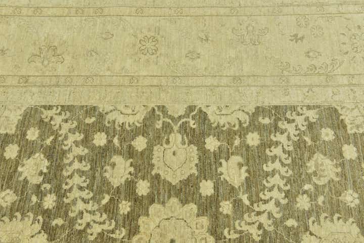 8' 10 x 11' Hand Knotted Peshawar Ziegler Rug
