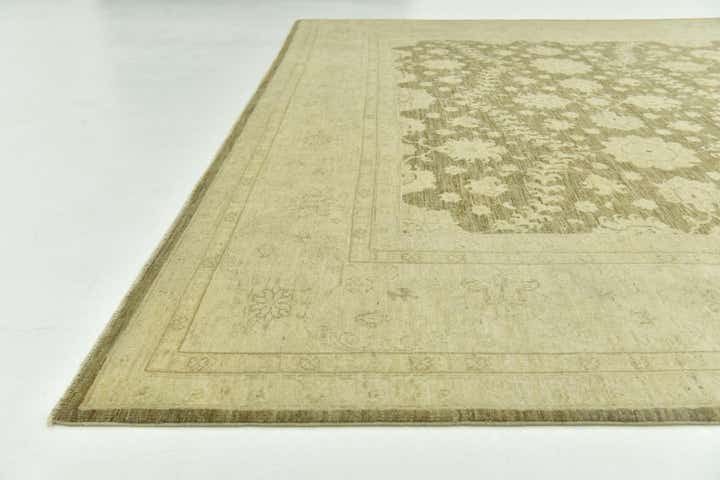 8' 10 x 11' Hand Knotted Peshawar Ziegler Rug