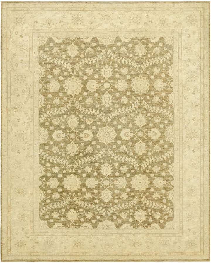 8' 10 x 11' Hand Knotted Peshawar Ziegler Rug