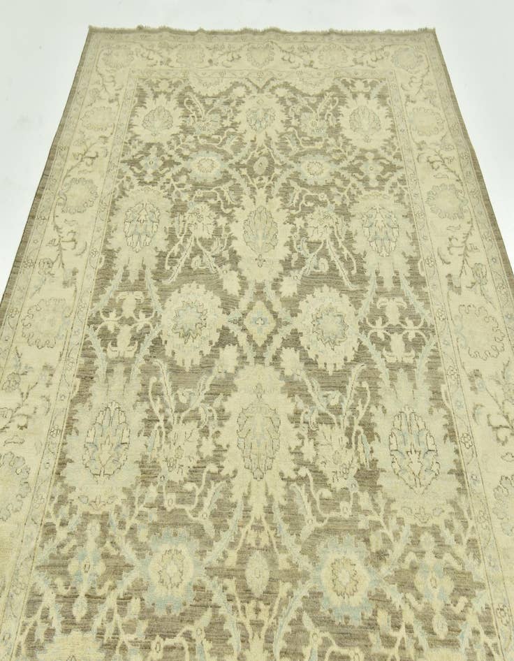 Detail image of 6' 6 x 9' 5 Hand Knotted Peshawar Ziegler Rug