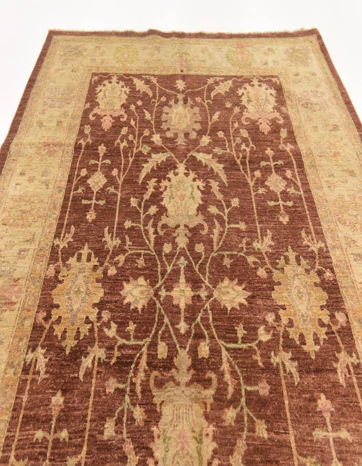 Detail image of 5' 7 x 8' 10 Hand Knotted Peshawar Ziegler Rug