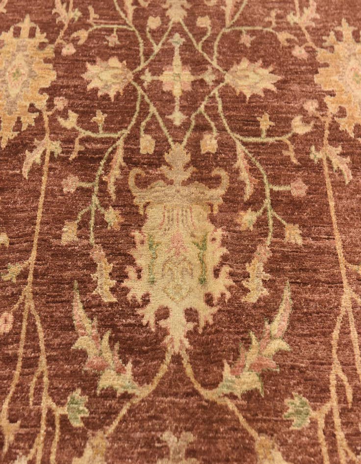 Detail image of 5' 7 x 8' 10 Hand Knotted Peshawar Ziegler Rug