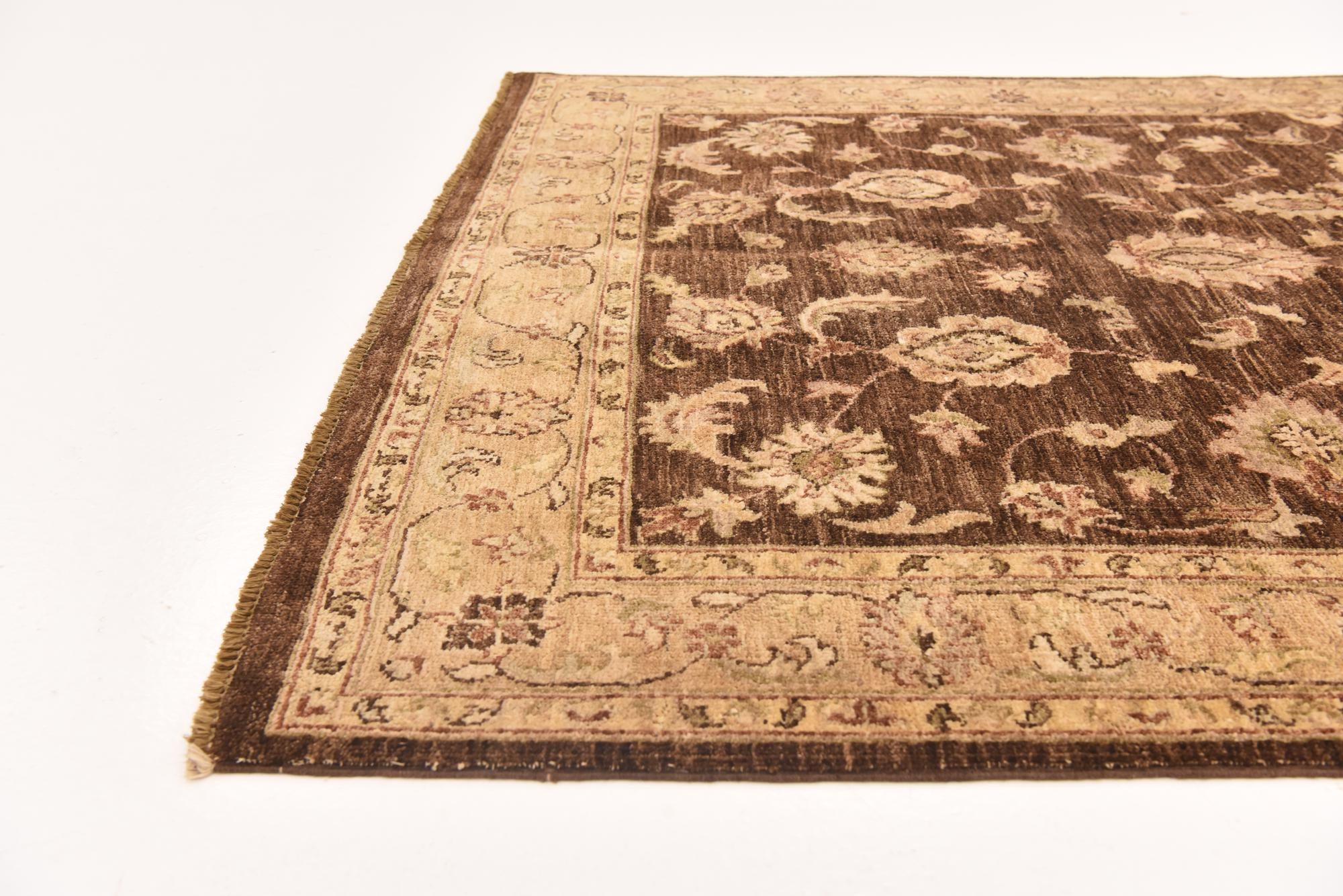 5' 2 x 7' 6 Hand Knotted Peshawar Ziegler Rug
