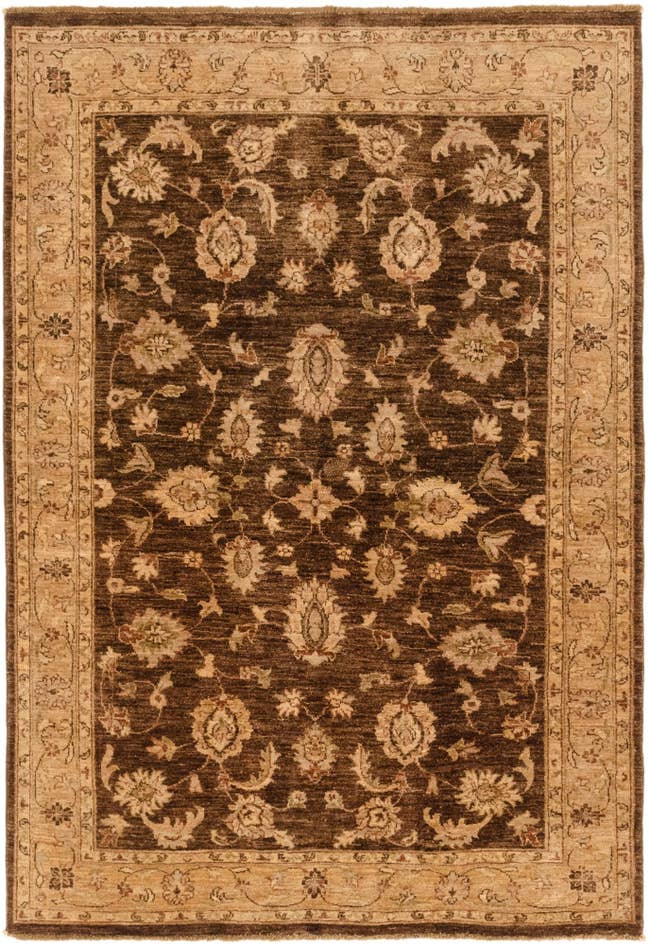 Detail image of 5' 2 x 7' 6 Hand Knotted Peshawar Ziegler Rug