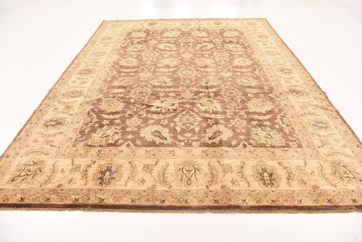 Detail image of 9' x 11' 6 Hand Knotted Peshawar Ziegler Rug
