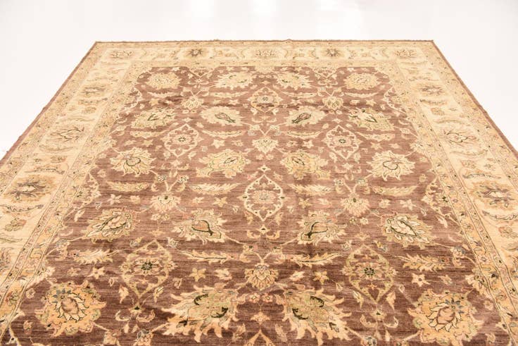 Detail image of 9' x 11' 6 Hand Knotted Peshawar Ziegler Rug