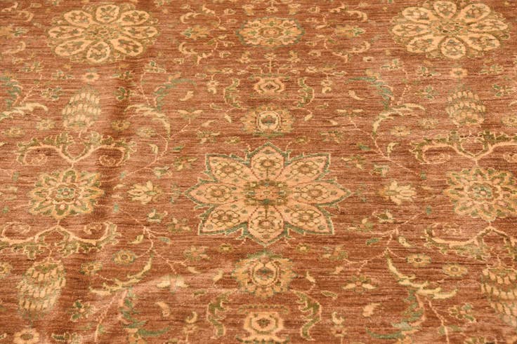 Detail image of 250cm x 285cm Hand Knotted Peshawar Ziegler Rug