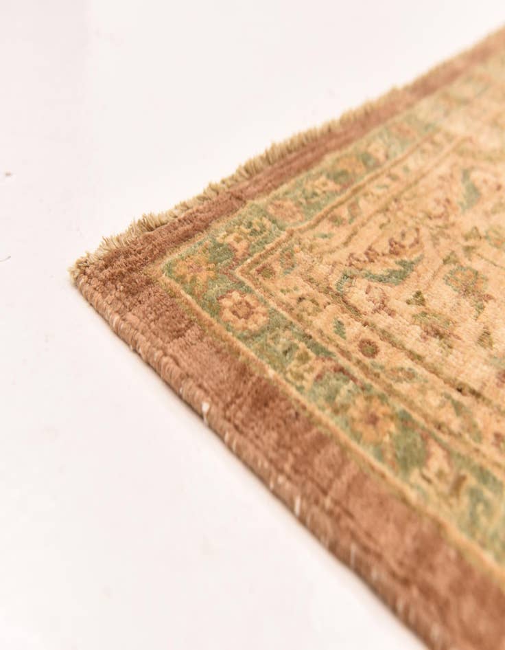 Detail image of 8' 2 x 9' 5  Hand Knotted Peshawar Ziegler Rug