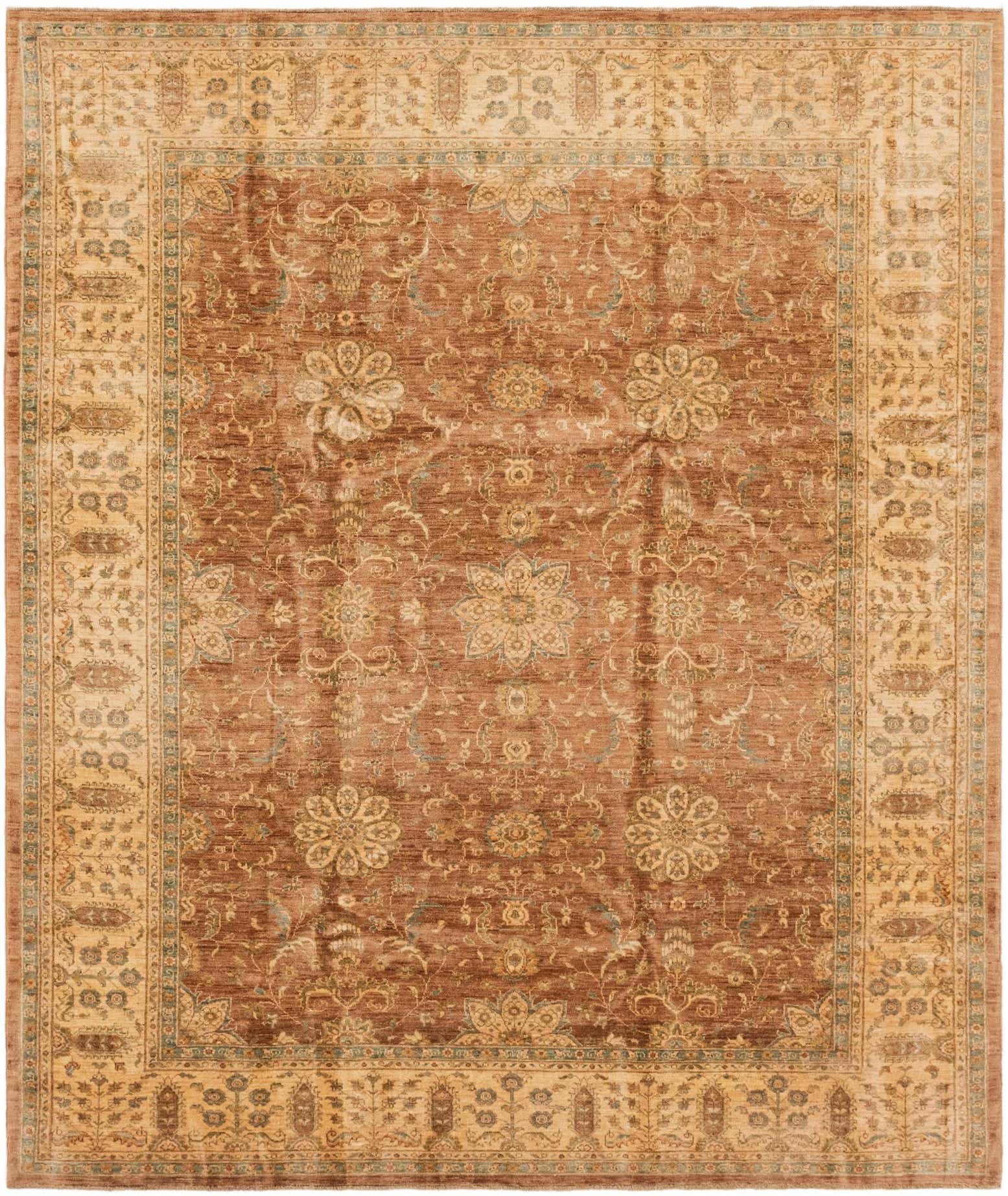 250cm x 285cm Hand Knotted Peshawar Ziegler Rug