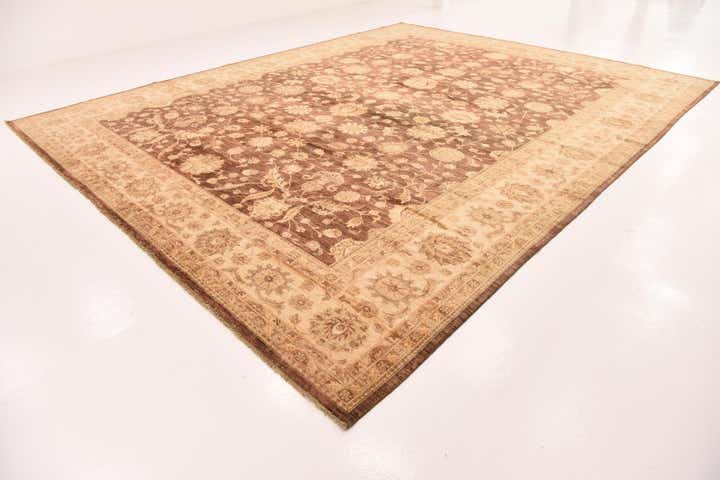 13' x 16' 6 Hand Knotted Peshawar Ziegler Rug