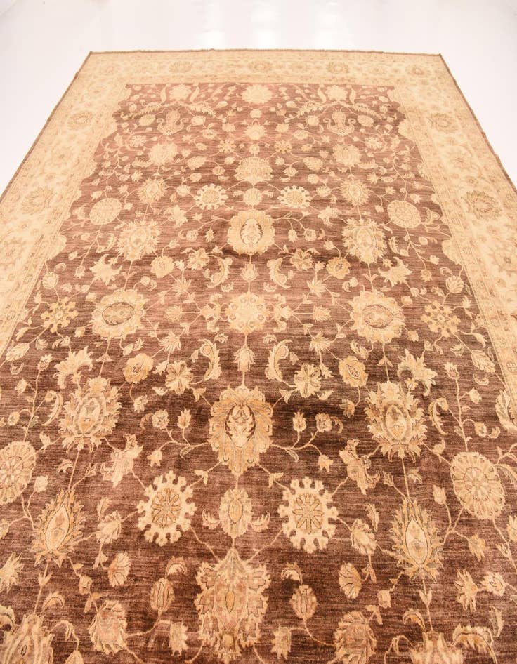 Detail image of 13' x 16' 6  Hand Knotted Peshawar Ziegler Rug