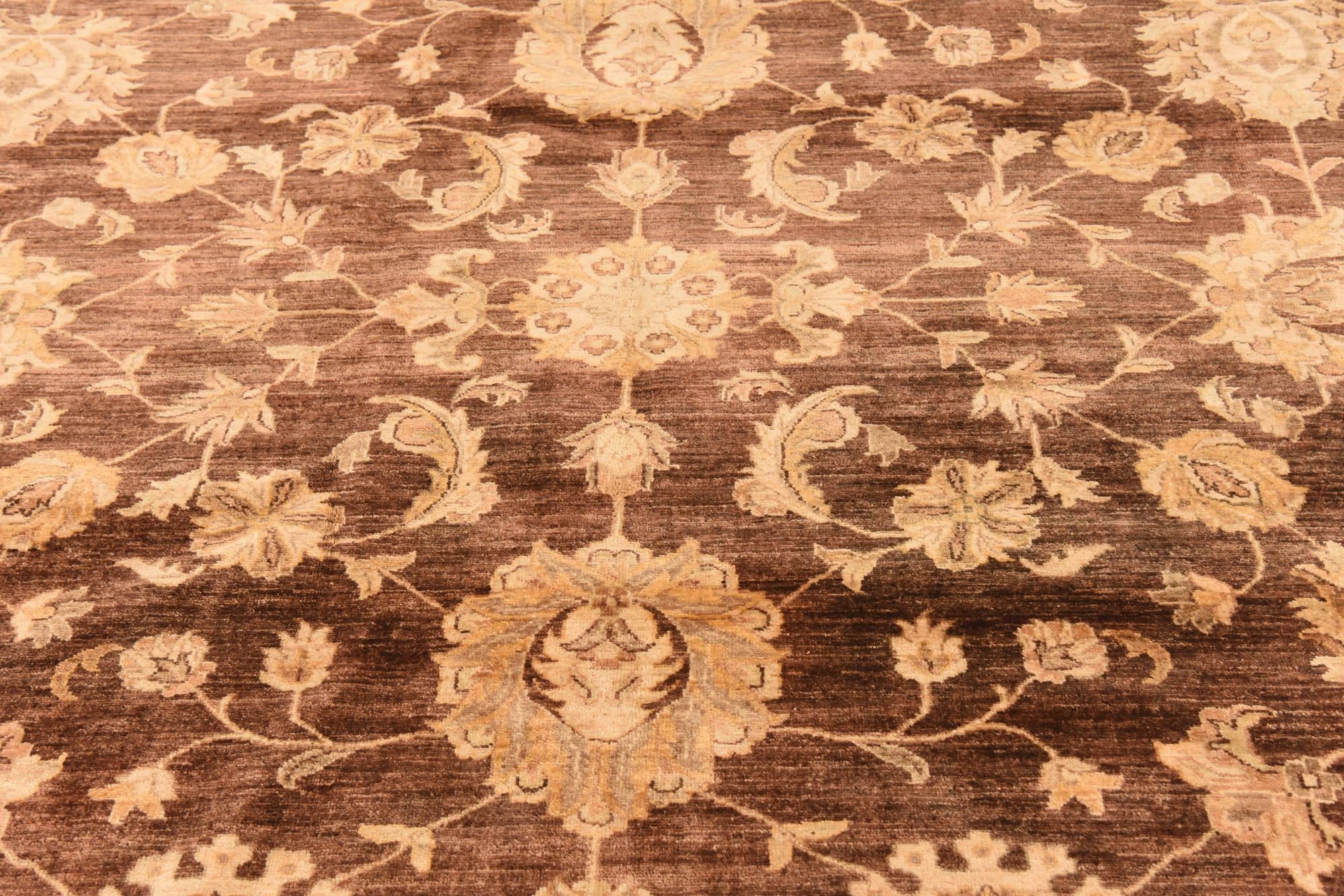 13' x 16' 6 Hand Knotted Peshawar Ziegler Rug