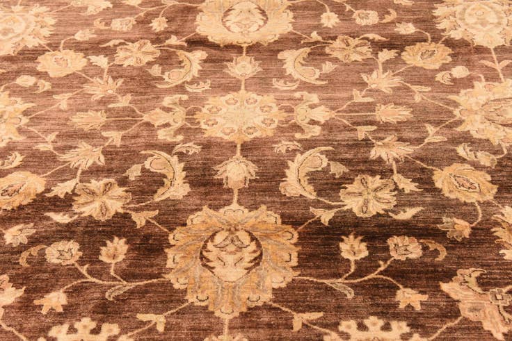 Detail image of 13' x 16' 6 Hand Knotted Peshawar Ziegler Rug