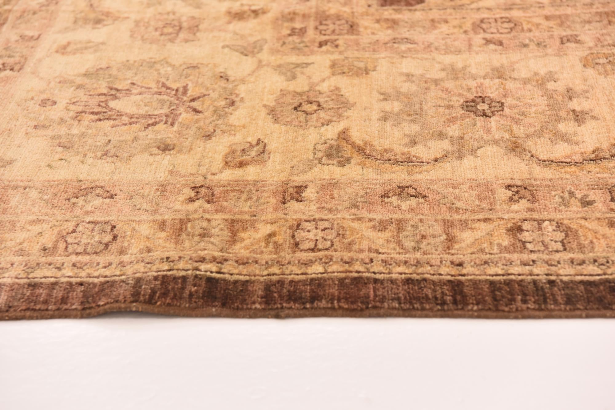13' x 16' 6 Hand Knotted Peshawar Ziegler Rug