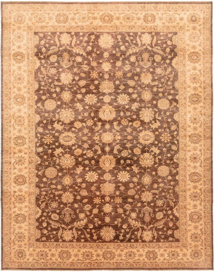 Detail image of 13' x 16' 6 Hand Knotted Peshawar Ziegler Rug