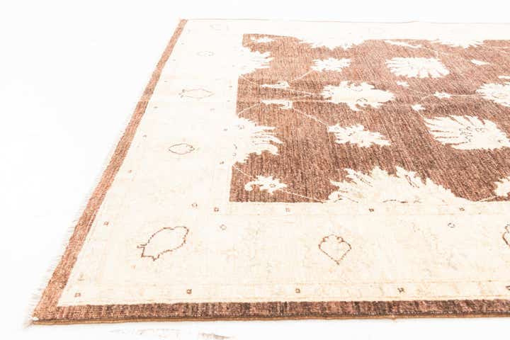 4' 8 x 7' Hand Woven Peshawar Ziegler Rug