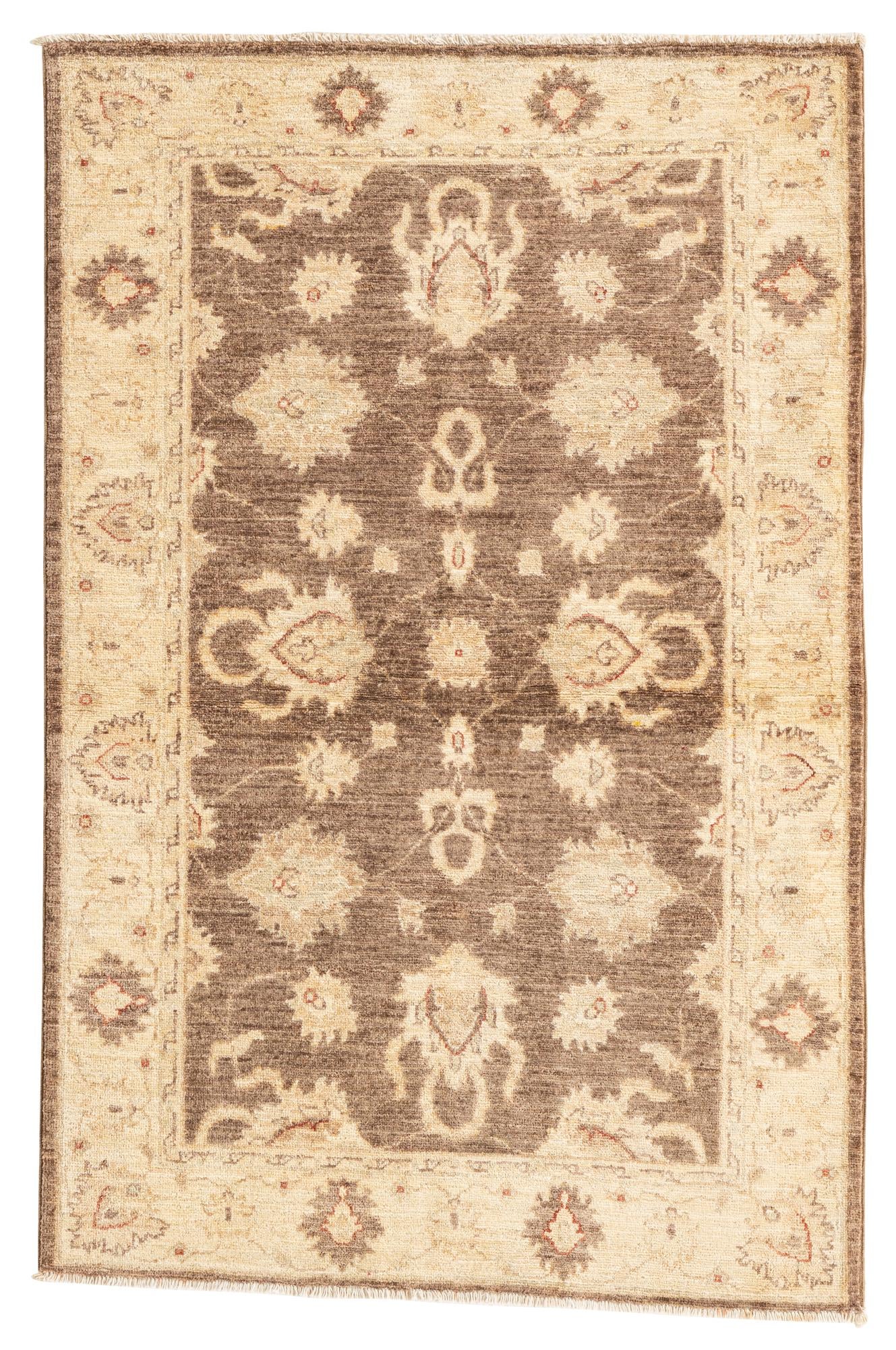 3' 3 x 4' 10 Hand Knotted Peshawar Ziegler Rug
