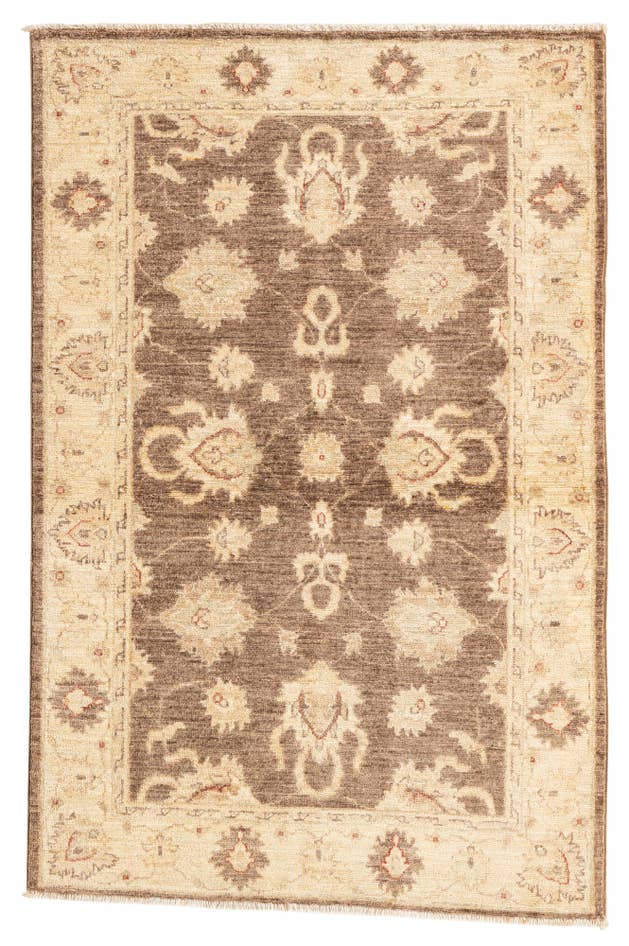 Detail image of 3' 3 x 4' 10 Hand Knotted Peshawar Ziegler Rug
