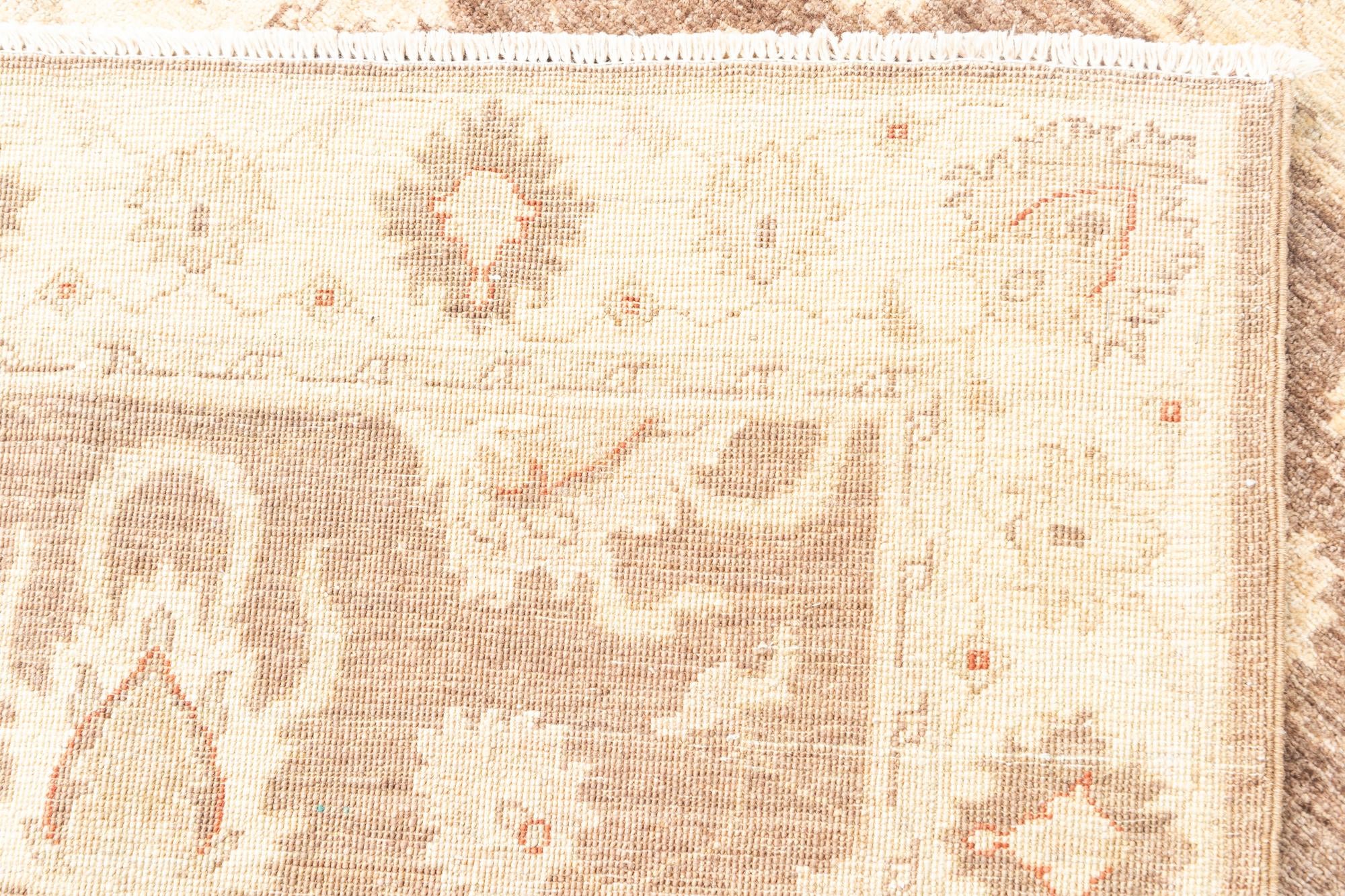 3' 3 x 4' 10 Hand Knotted Peshawar Ziegler Rug