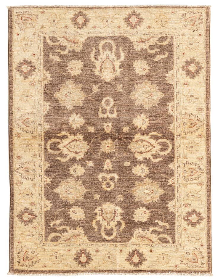 Detail image of 3' 3 x 4' 10 Hand Knotted Peshawar Ziegler Rug