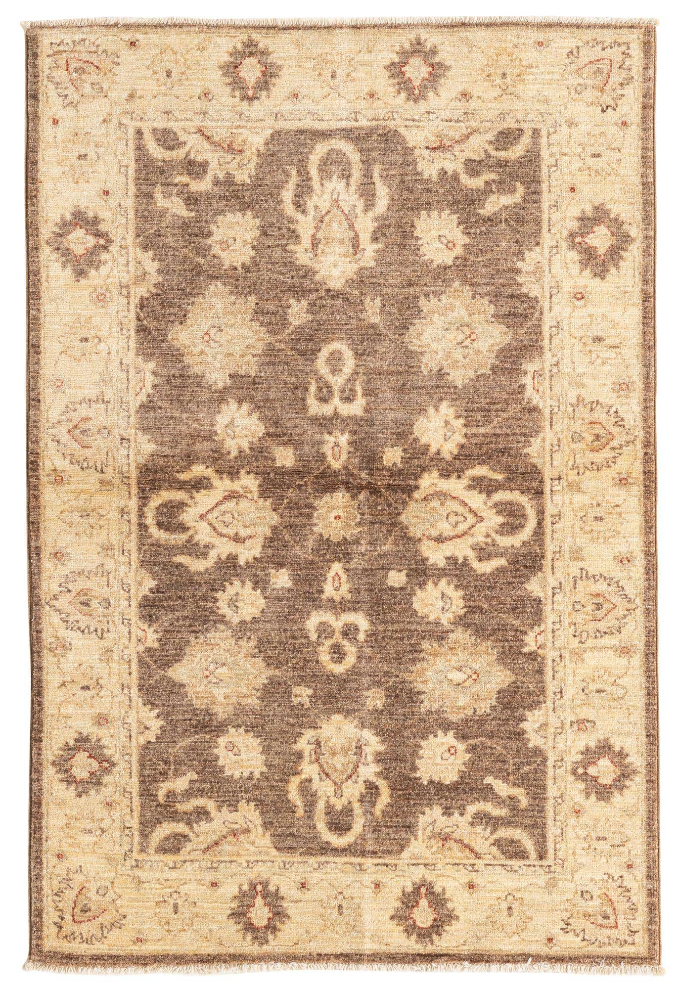 3' 3 x 4' 10 Hand Knotted Peshawar Ziegler Rug