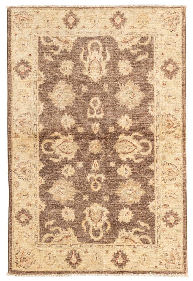 Detail image of 3' 3 x 4' 10 Hand Knotted Peshawar Ziegler Rug