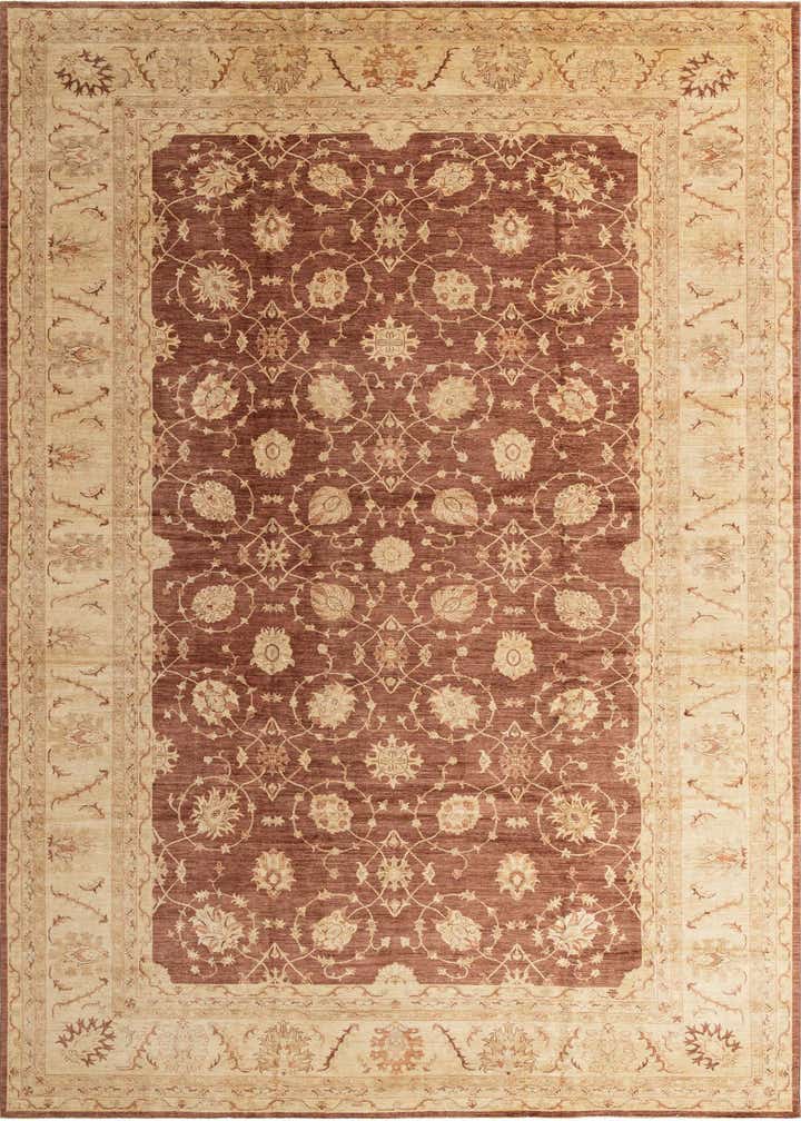 11' 8 x 17' 9 Hand Knotted Peshawar Ziegler Oriental Rug