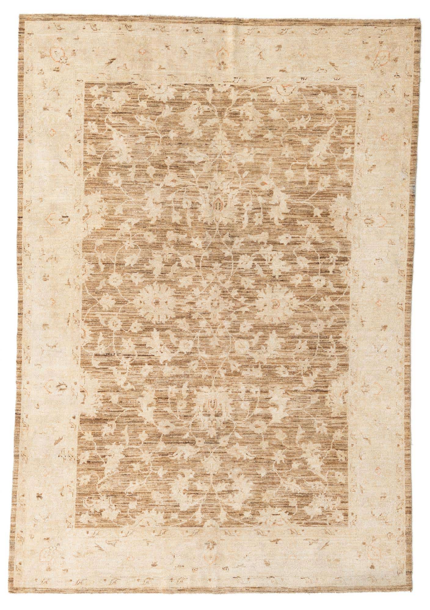 6' x 8' 8 Hand Knotted Peshawar Ziegler Rug