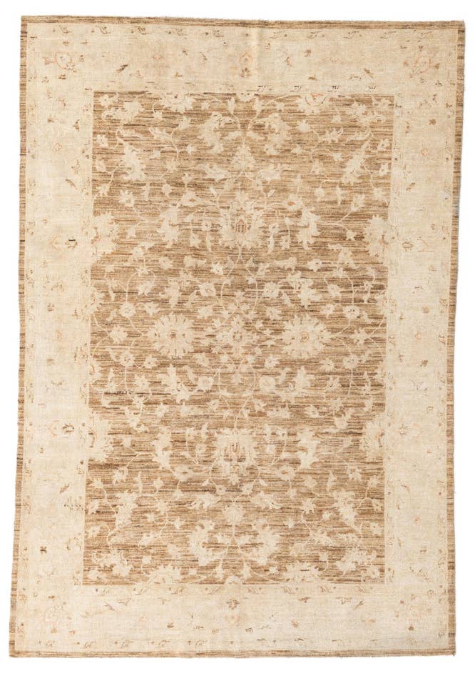 Detail image of 6' x 8' 8 Hand Knotted Peshawar Ziegler Rug