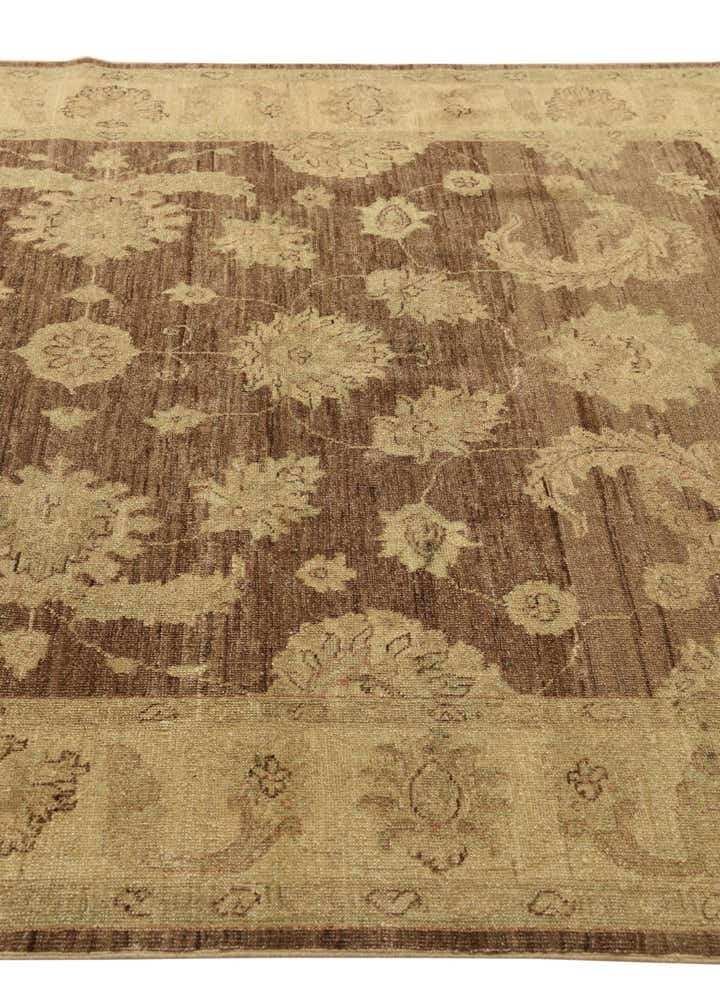 5' x 7' 8 Hand Knotted Peshawar Ziegler Rug