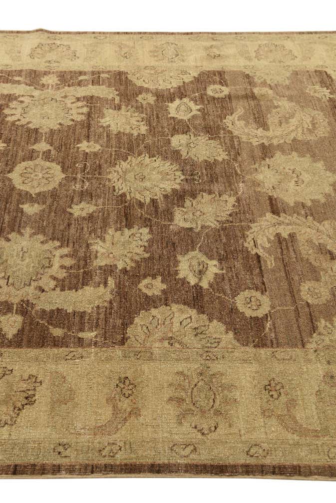 5' x 7' 8 Hand Knotted Peshawar Ziegler Rug