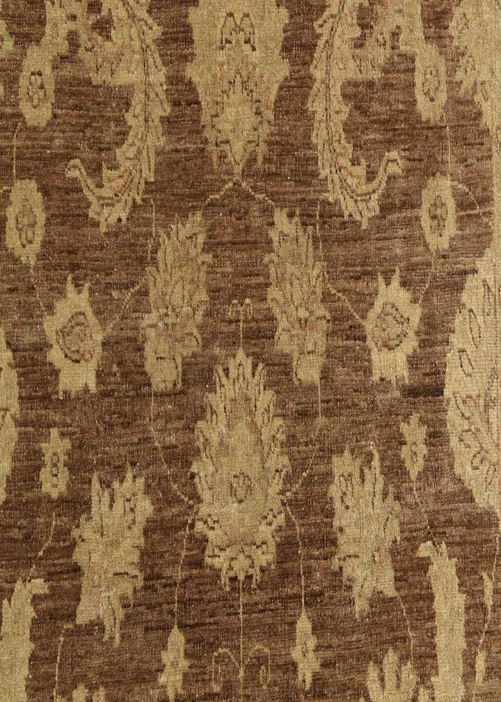 5' x 7' 8 Hand Knotted Peshawar Ziegler Rug