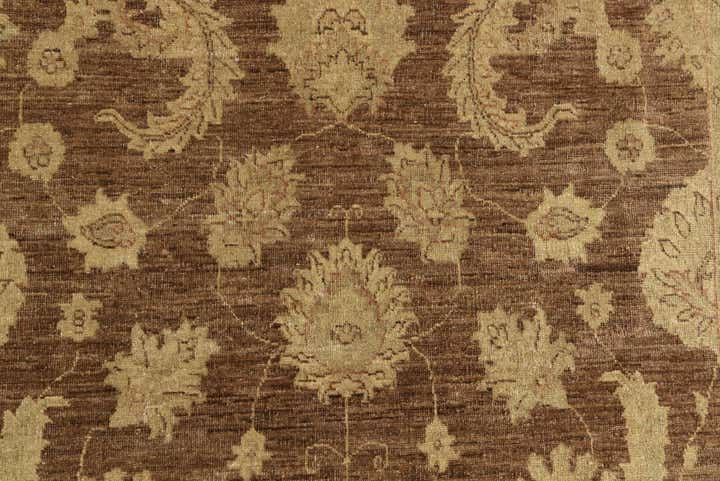 5' x 7' 8 Hand Knotted Peshawar Ziegler Rug