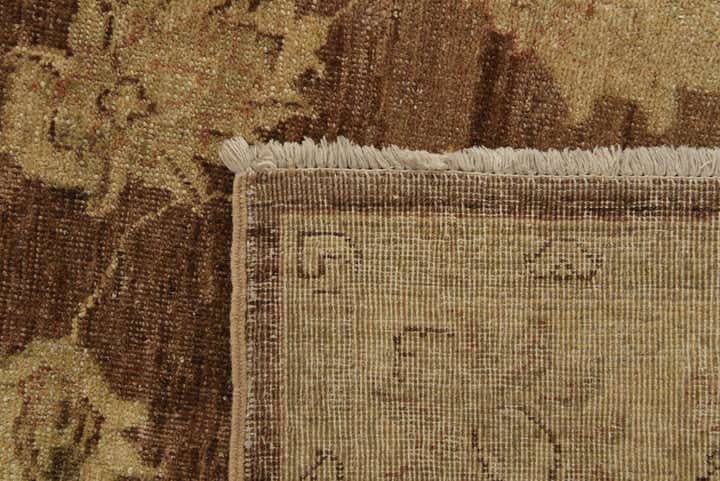 5' x 7' 8 Hand Knotted Peshawar Ziegler Rug