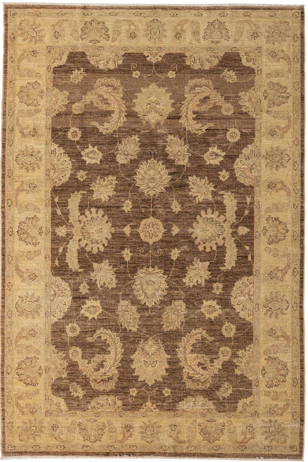 Detail image of 5' x 7' 8 Hand Knotted Peshawar Ziegler Rug