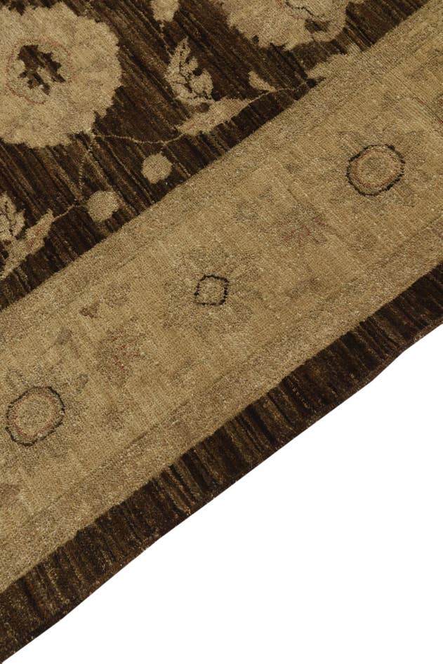 Detail image of 6' 1 x 9' Hand Knotted Peshawar Ziegler Rug