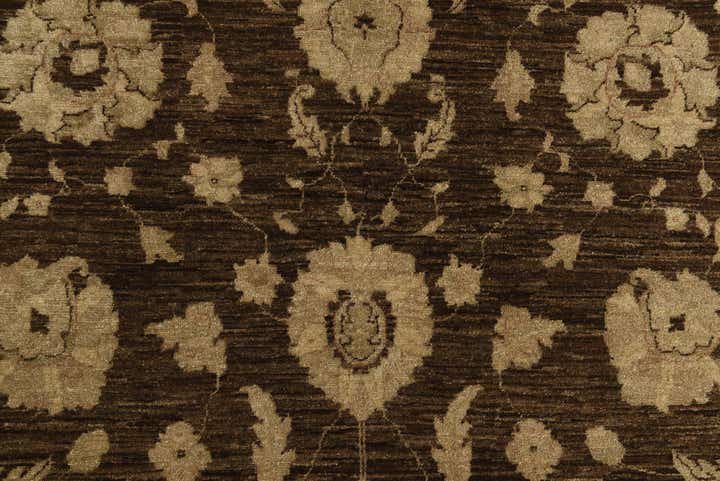 6' 1 x 9' Hand Knotted Peshawar Ziegler Rug