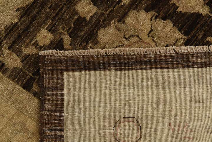 6' 1 x 9' Hand Knotted Peshawar Ziegler Rug