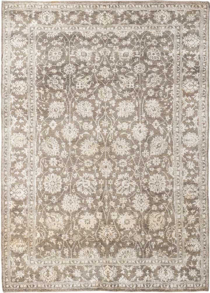 5' 7 x 7' 10 Hand Knotted Peshawar Ziegler Rug