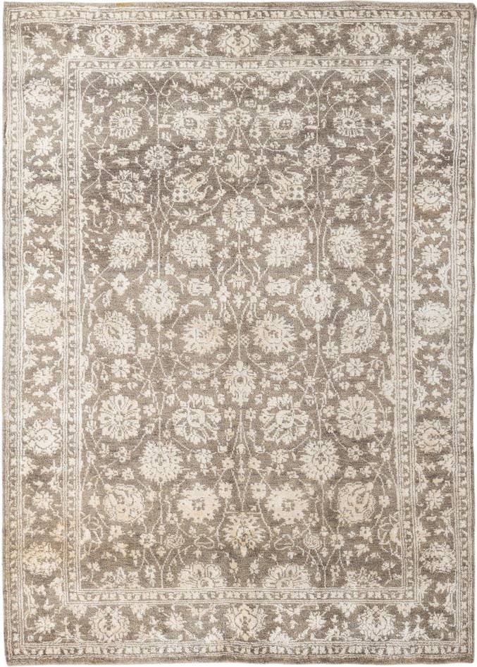 Detail image of 5' 7 x 7' 10 Hand Knotted Peshawar Ziegler Rug