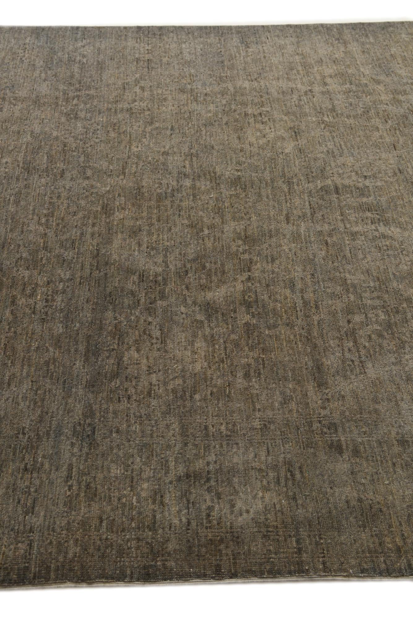 5' 9 x 8' 1 Hand Knotted Peshawar Ziegler Rug