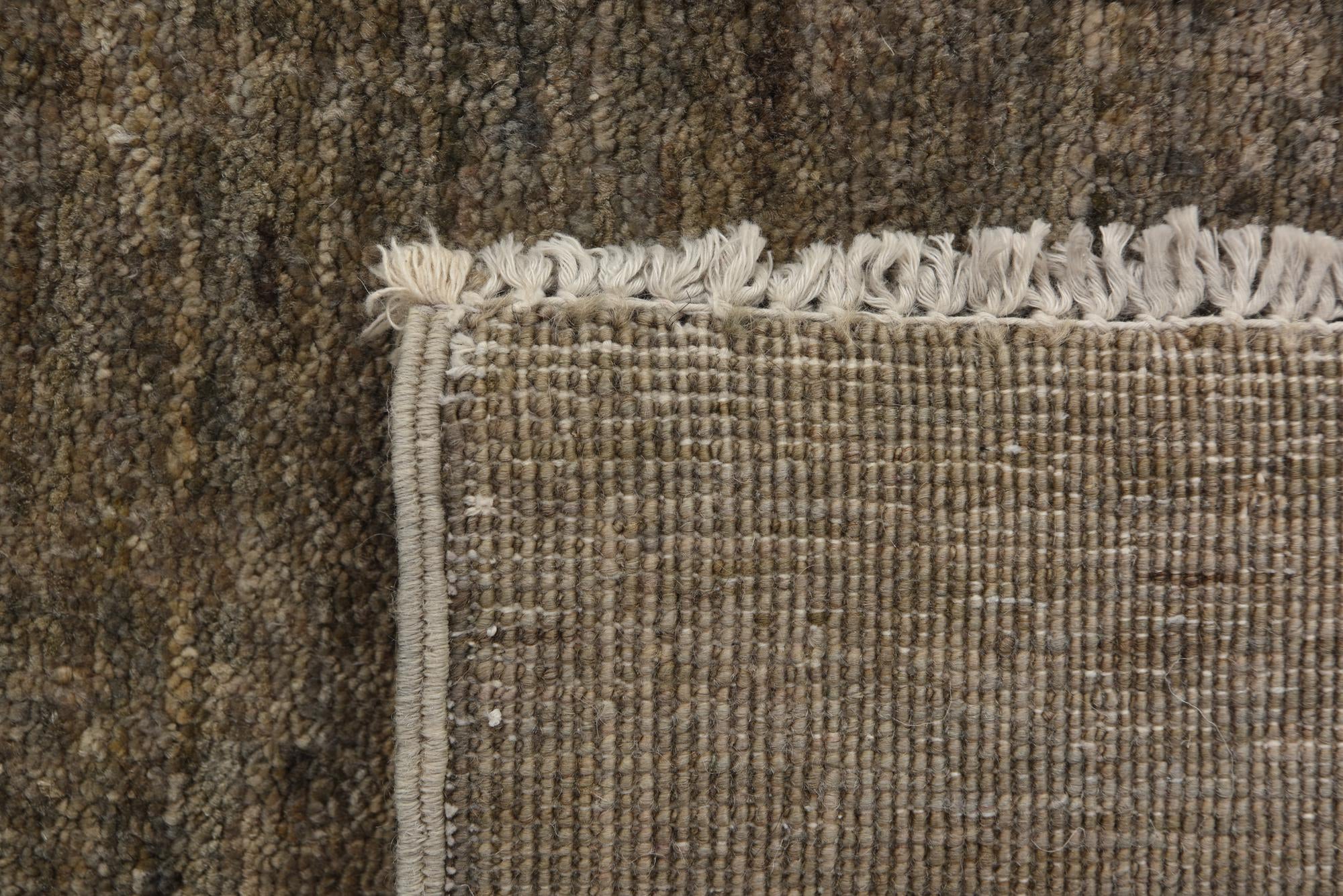 5' 9 x 8' 1 Hand Knotted Peshawar Ziegler Rug