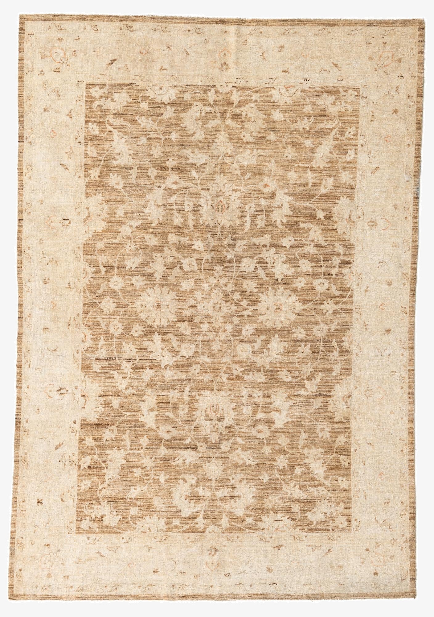 6' x 8' 8  Hand Knotted Peshawar Ziegler Rug