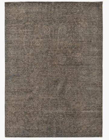 5' 9 x 8' 1 Hand Knotted Peshawar Ziegler Rug
