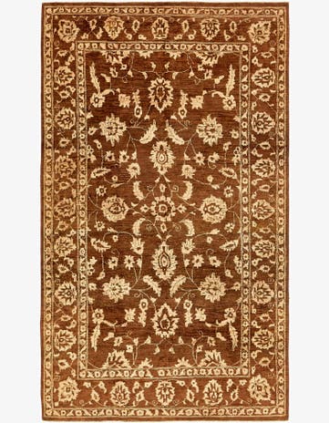 5' 8 x 9' 8 Hand Knotted Peshawar Ziegler Rug