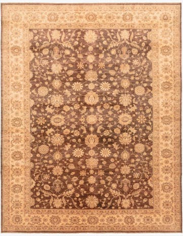 13' x 16' 6 Hand Knotted Peshawar Ziegler Rug