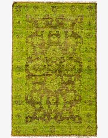 2' 7 x 4' 2 Hand Knotted Peshawar Ziegler Rug